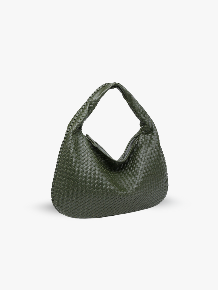 Woven shoulder bag