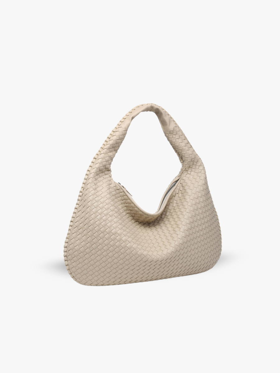 Woven shoulder bag