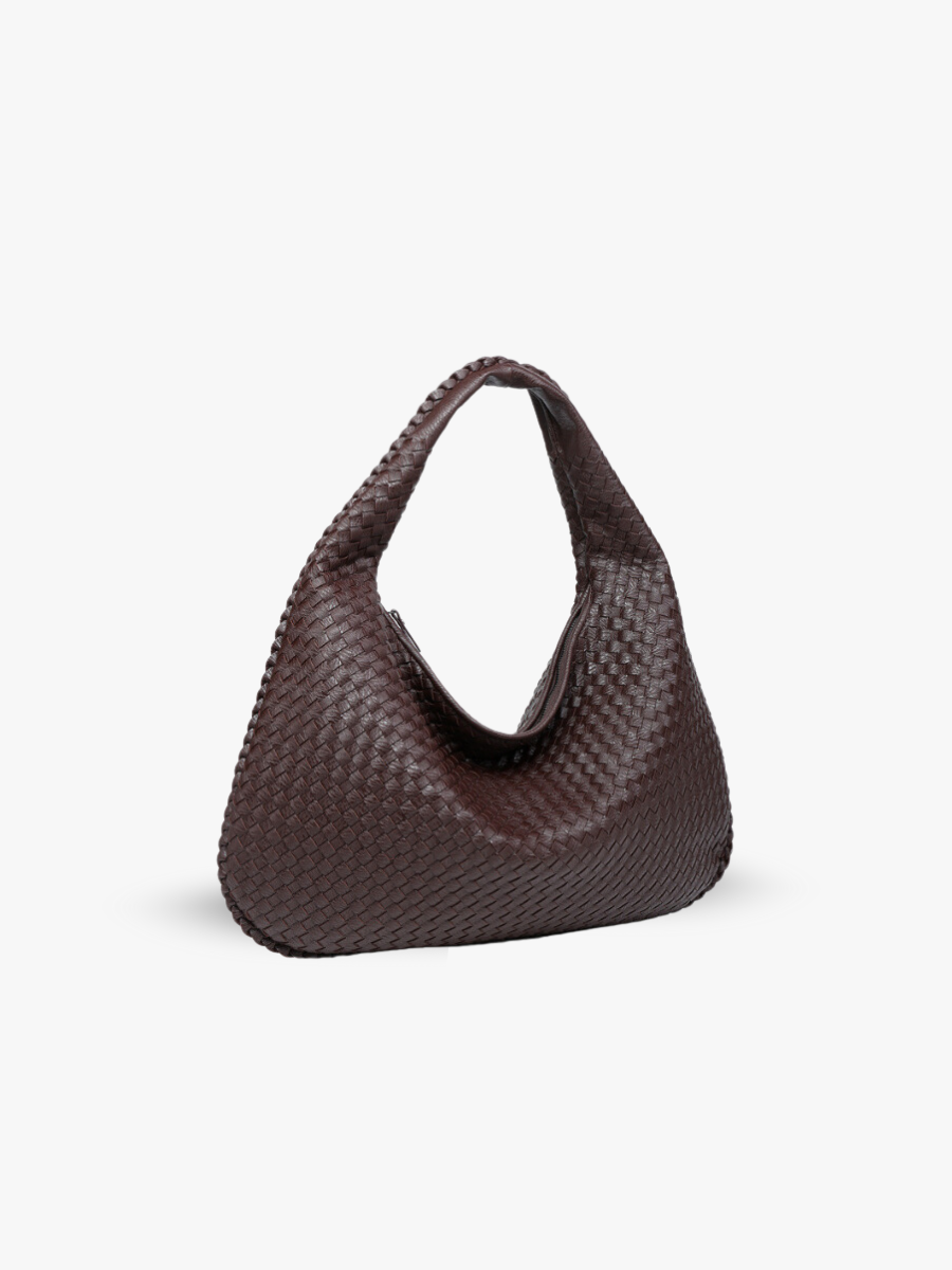 Woven shoulder bag