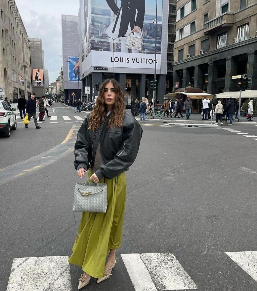 Woven Gold-Knot Tote Bag